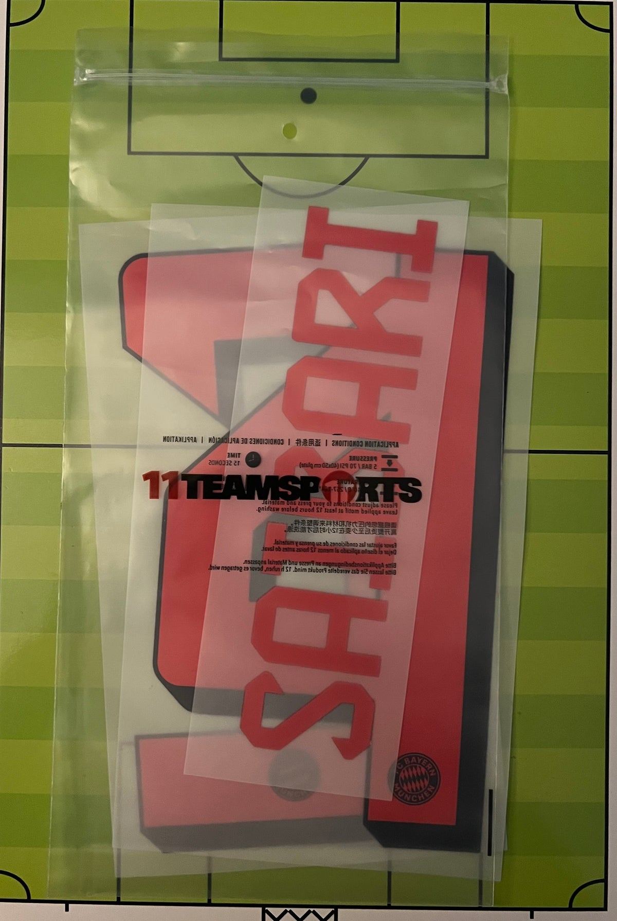 Flocage Nameset Officiel SAIBARI #34 Bayern Munich Third 2026/27 Champions League