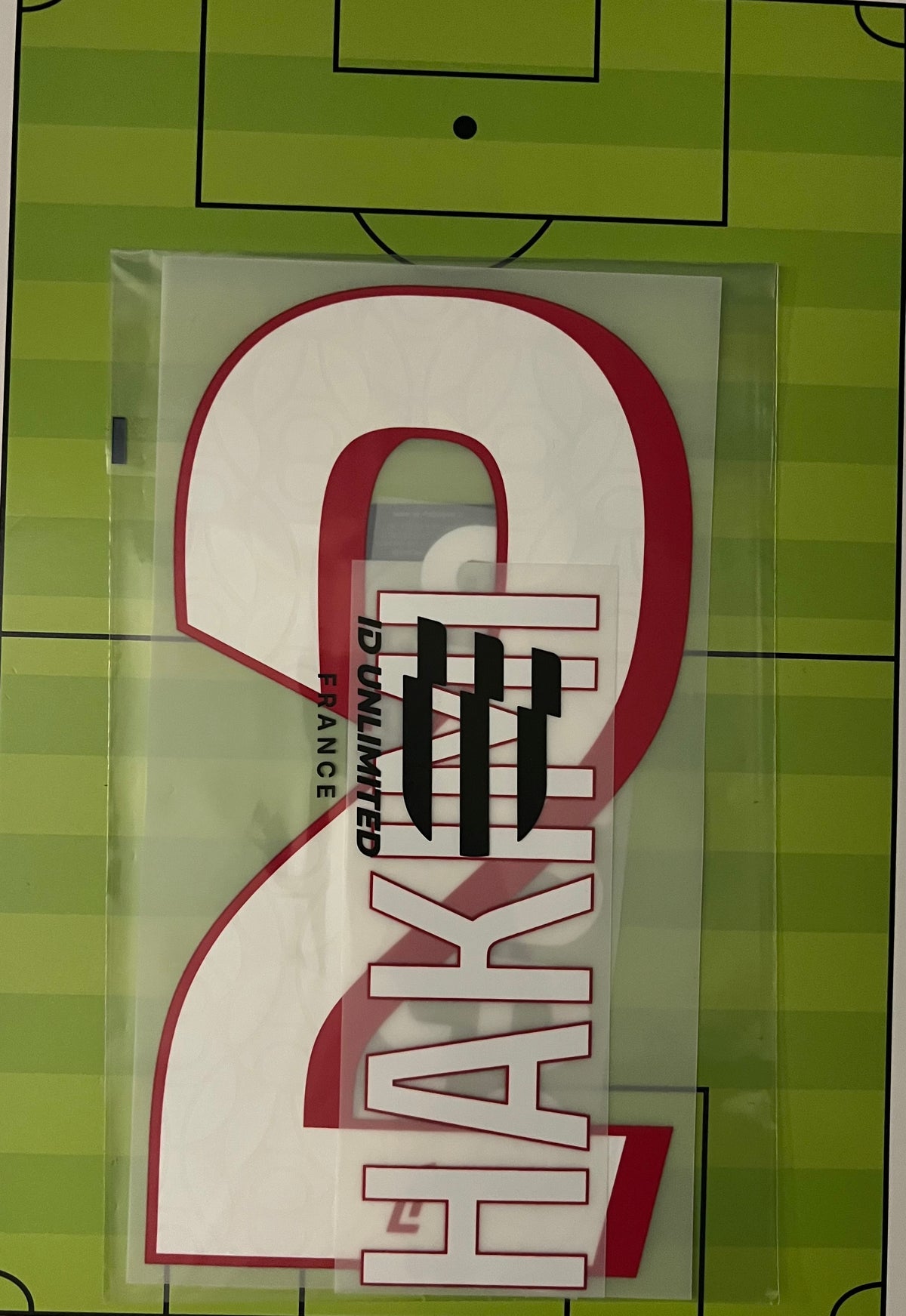 Flocage Nameset Officiel HAKIMI #2 Paris 2026/27 Home Domicile PSG version ligue 1