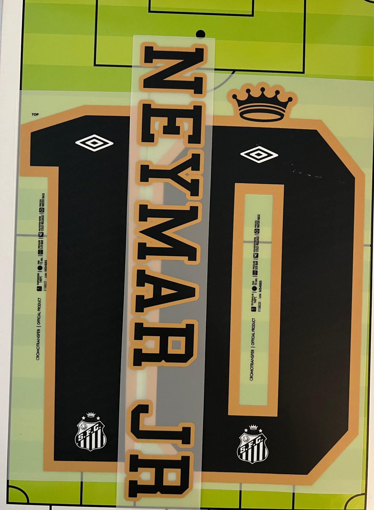 Flocage Nameset Officiel NEYMAR #10 Santos FC  Home Domicile  2026 2027