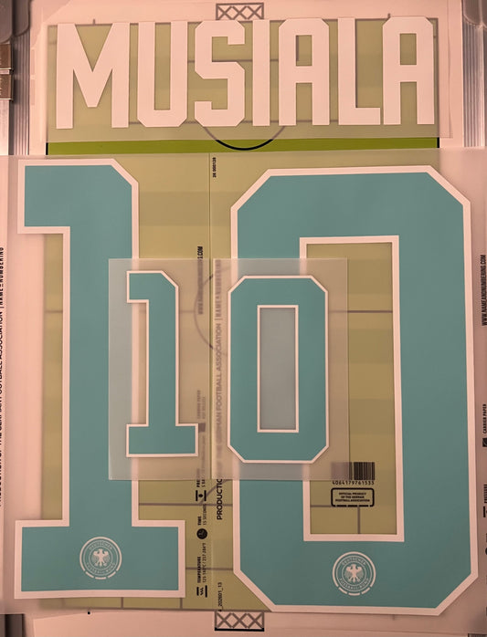 Flocage Nameset Officiel Trikotbeflockung MUSIALA #10 Allemagne Away Extérieur 2026