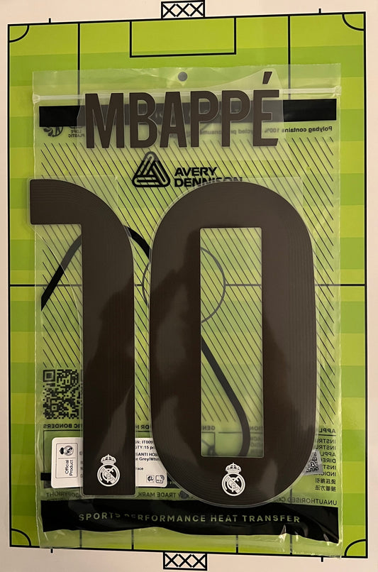 Flocage officiel Enfant Kid Nameset  Mbappé #10 Real Madrid 25/26 Home Domicile