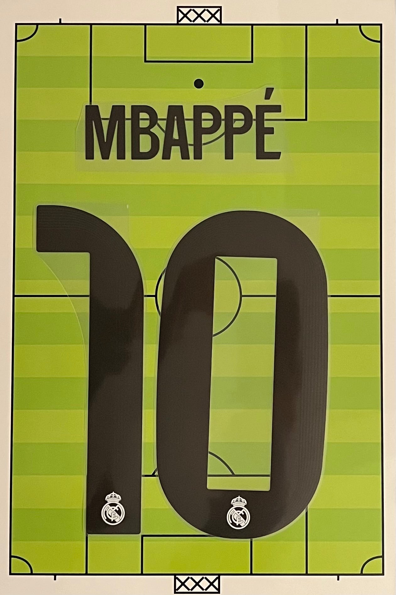 Flocage officiel Enfant Kid Nameset  Mbappé #10 Real Madrid 25/26 Home Domicile