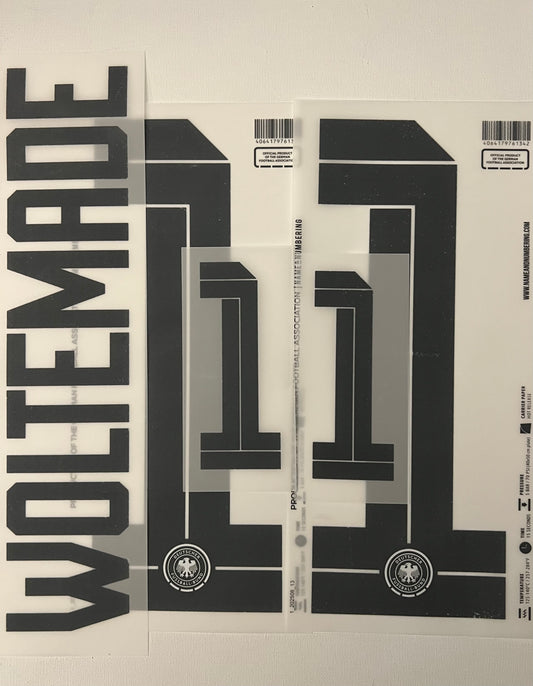 Flocage Nameset Officiel Woltemade #11 Allemagne 2026. Word Cup 26 Germany