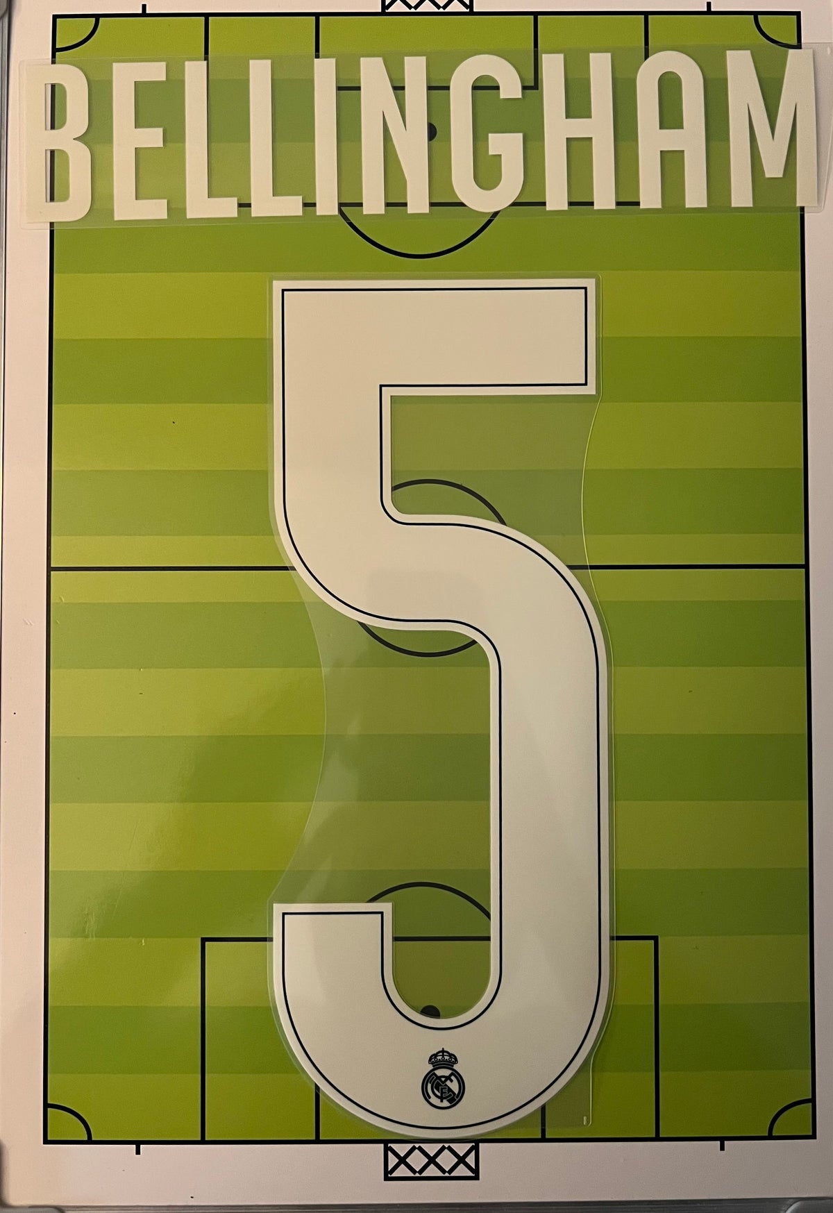 Flocage Nameset Officiel Bellingham #5 Real Madrid 2026/2027 – Extérieur away