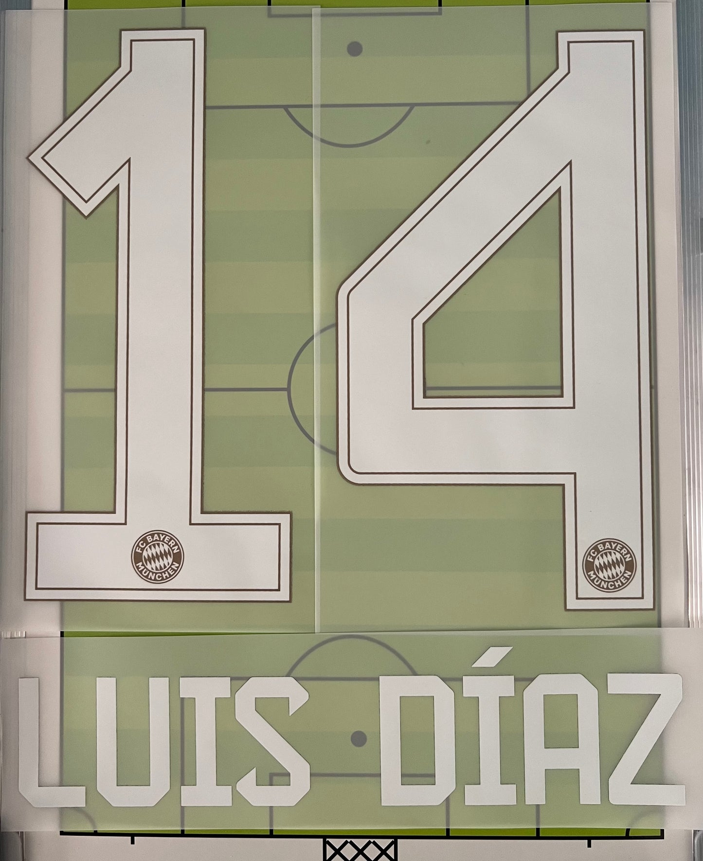 Flocage  Name Number Officiel  Luis Diaz  #14 Domicile Bayern Munich 2026 2027 Home