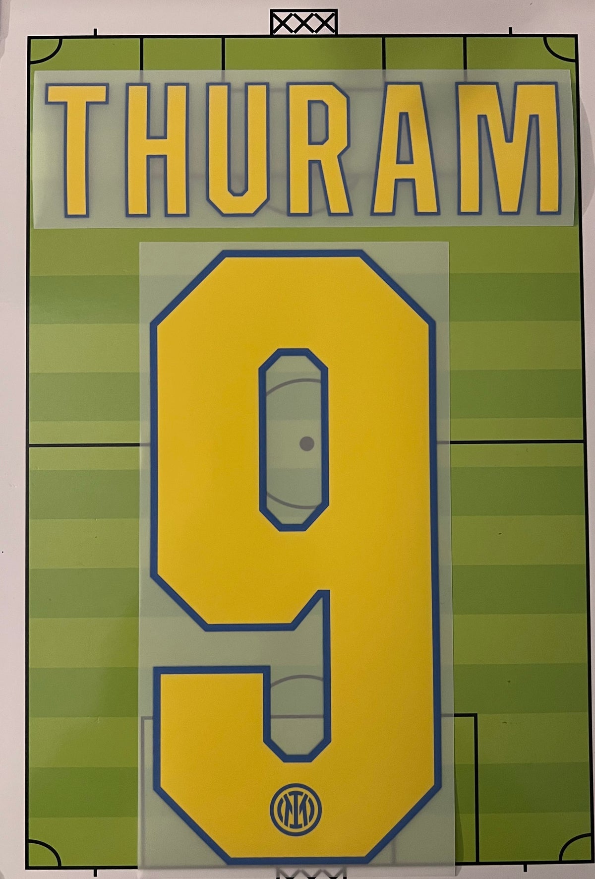 Flocage Nameset Officiel THURAM #9 Inter Milan Third 2026/27 UCL C1 Champions league