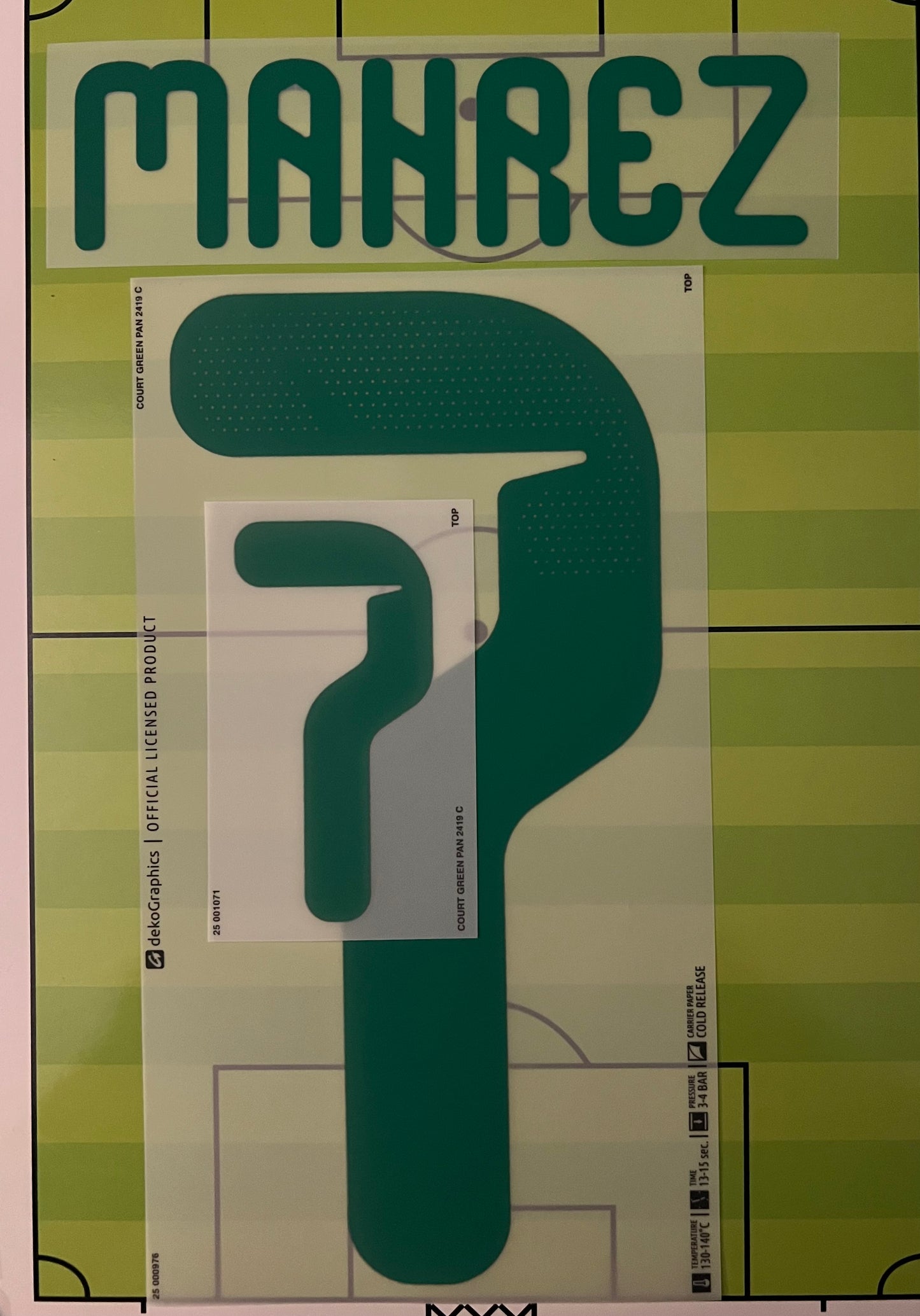 Flocage Nameset Mahrez #7 Algérie Domicile – Style Coupe du Monde 2026 CAN 2025