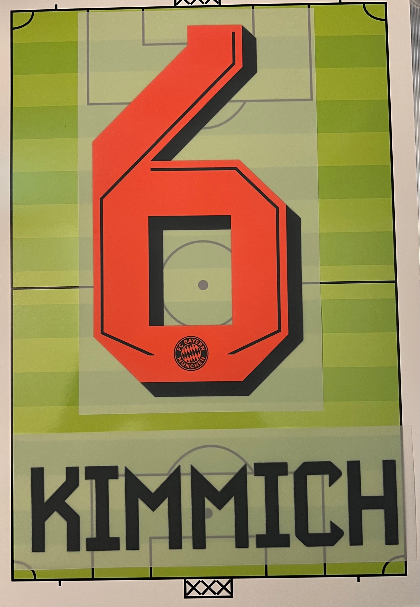 Flocage Officiel KIMMICH #6 Bayern Munich 2025/2026 – Away Extérieur – Name Set Original