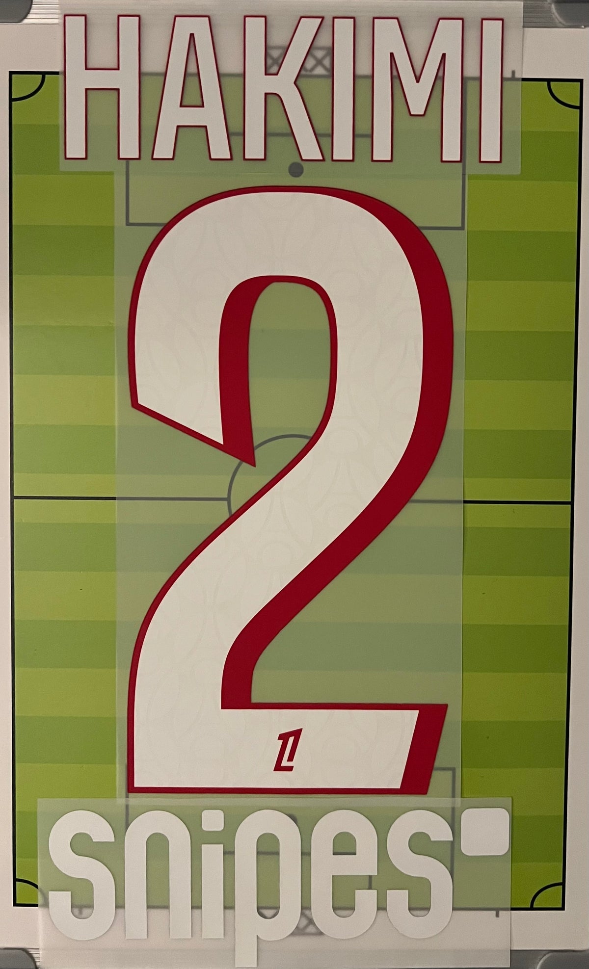 Flocage Nameset Officiel HAKIMI #2 Paris 2026/27 Home Domicile PSG version ligue 1
