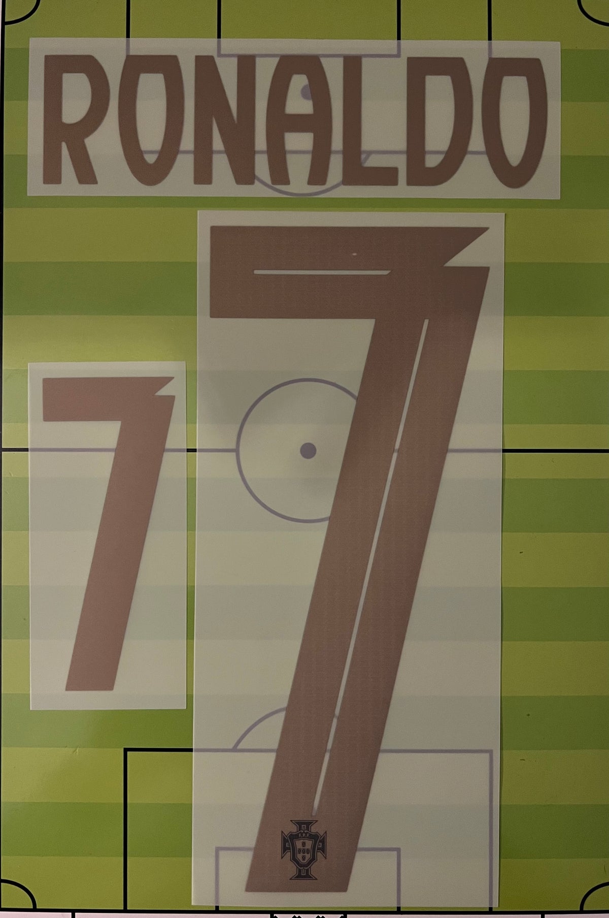 Flocage Nameset Officiel Ronaldo #7 Portugal Third 2025 Spécial Édition 60 Ans Ballon d’or Eusebio