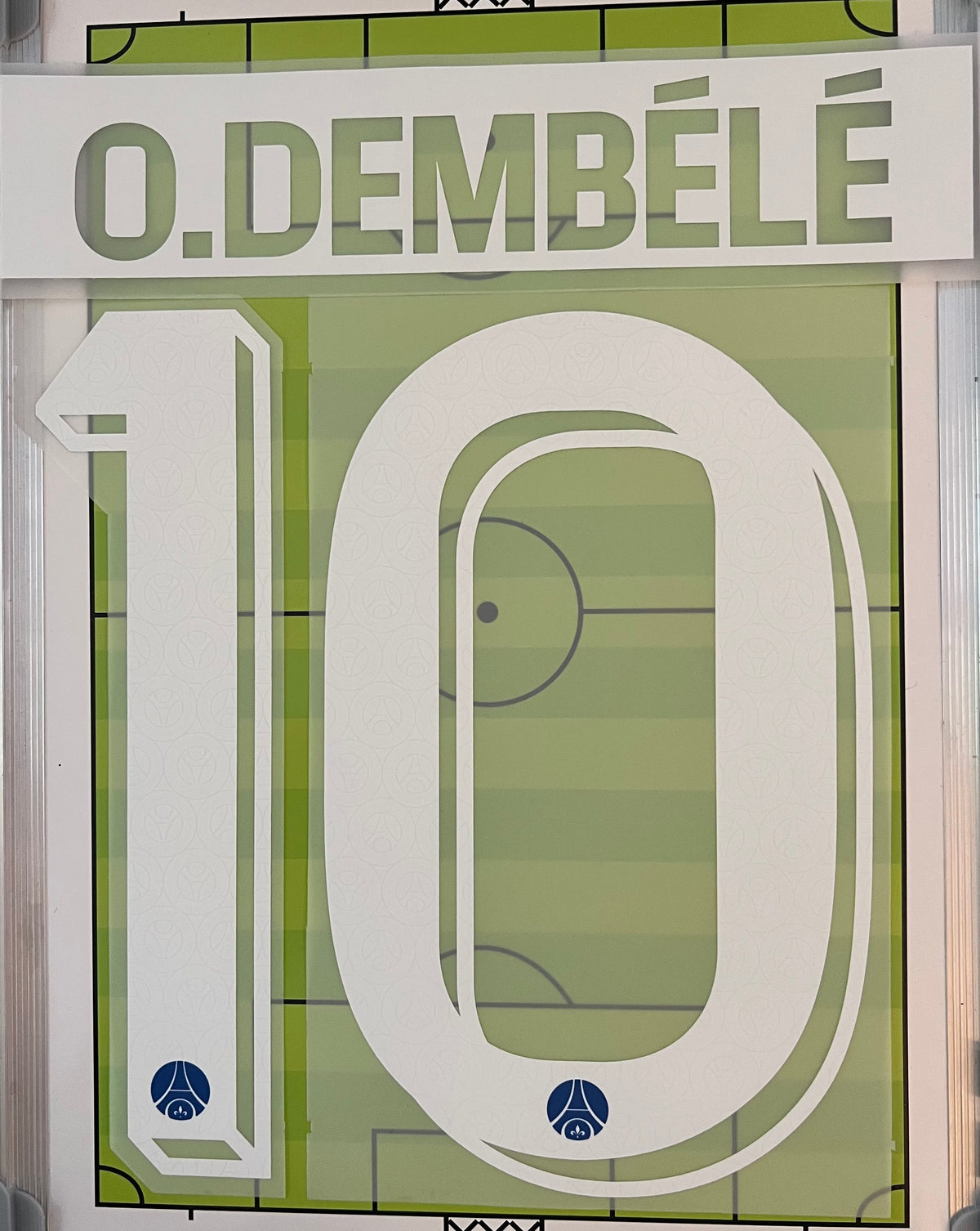 Flocage Nameset Officiel Dembelé #10 Paris 2026/27 Home CUP Champions league (C1) PSG