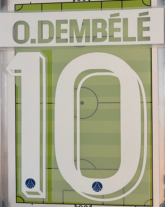 Flocage Nameset Officiel Dembelé #10 Paris 2026/27 Home CUP Champions league (C1) PSG