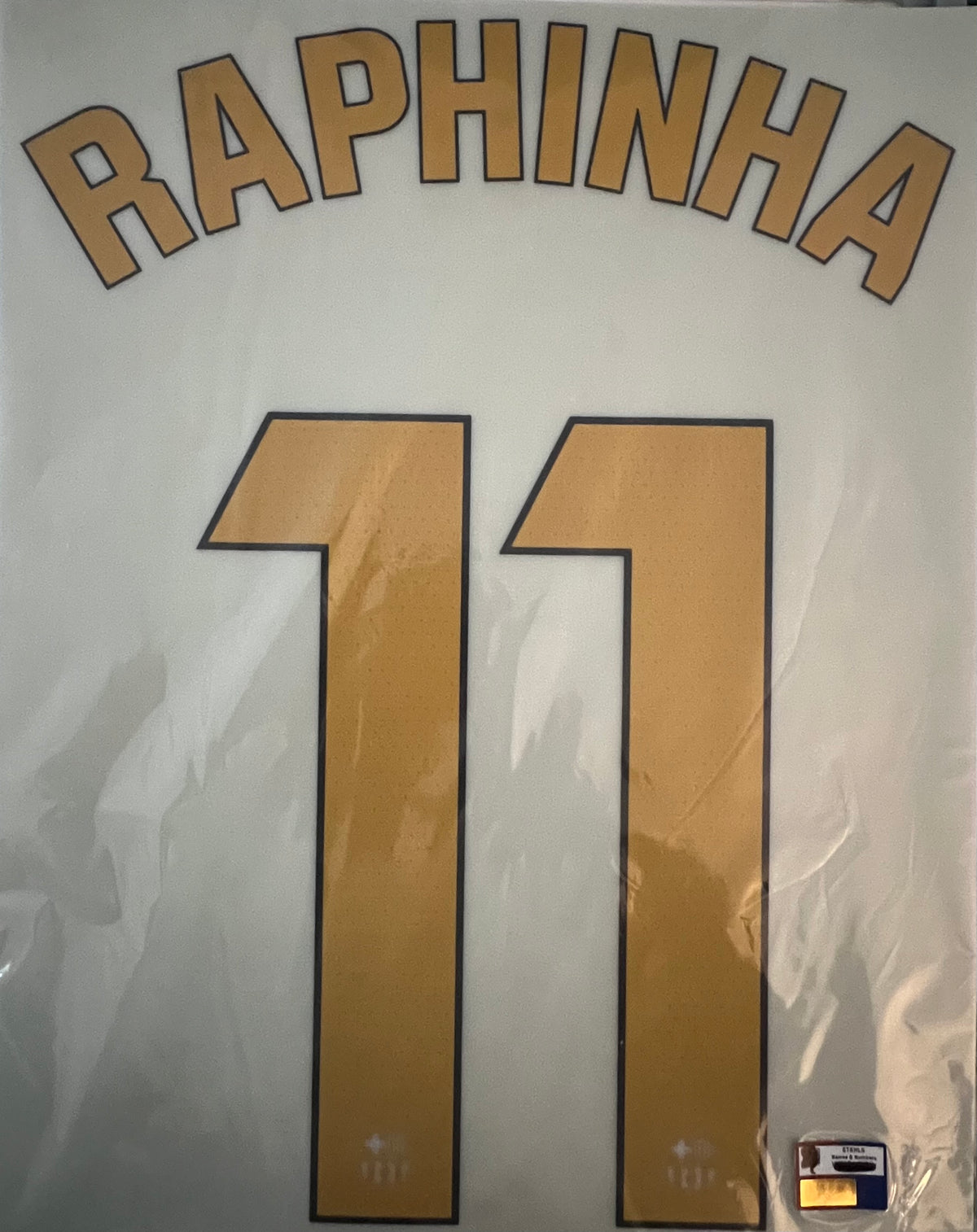 Flocage Nameset Officiel RAPHINHA #10 2026 2027 FC Barcelone Domicile Home Version LIGA
