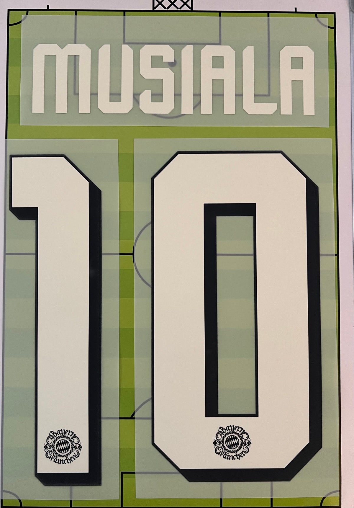 Flocage Nameset Officiel MUSIALA #10 Oktoberfest Bayern Munich 2026 2027 Wiesn Version
