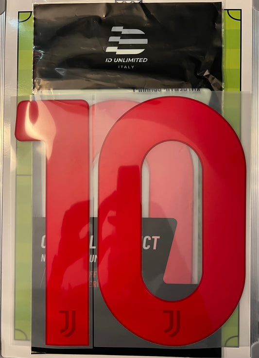 Flocage Nameset  official « YILDIZ » number #10 Juventus x STUDIOSGURA Fourth 4th 2025 2026