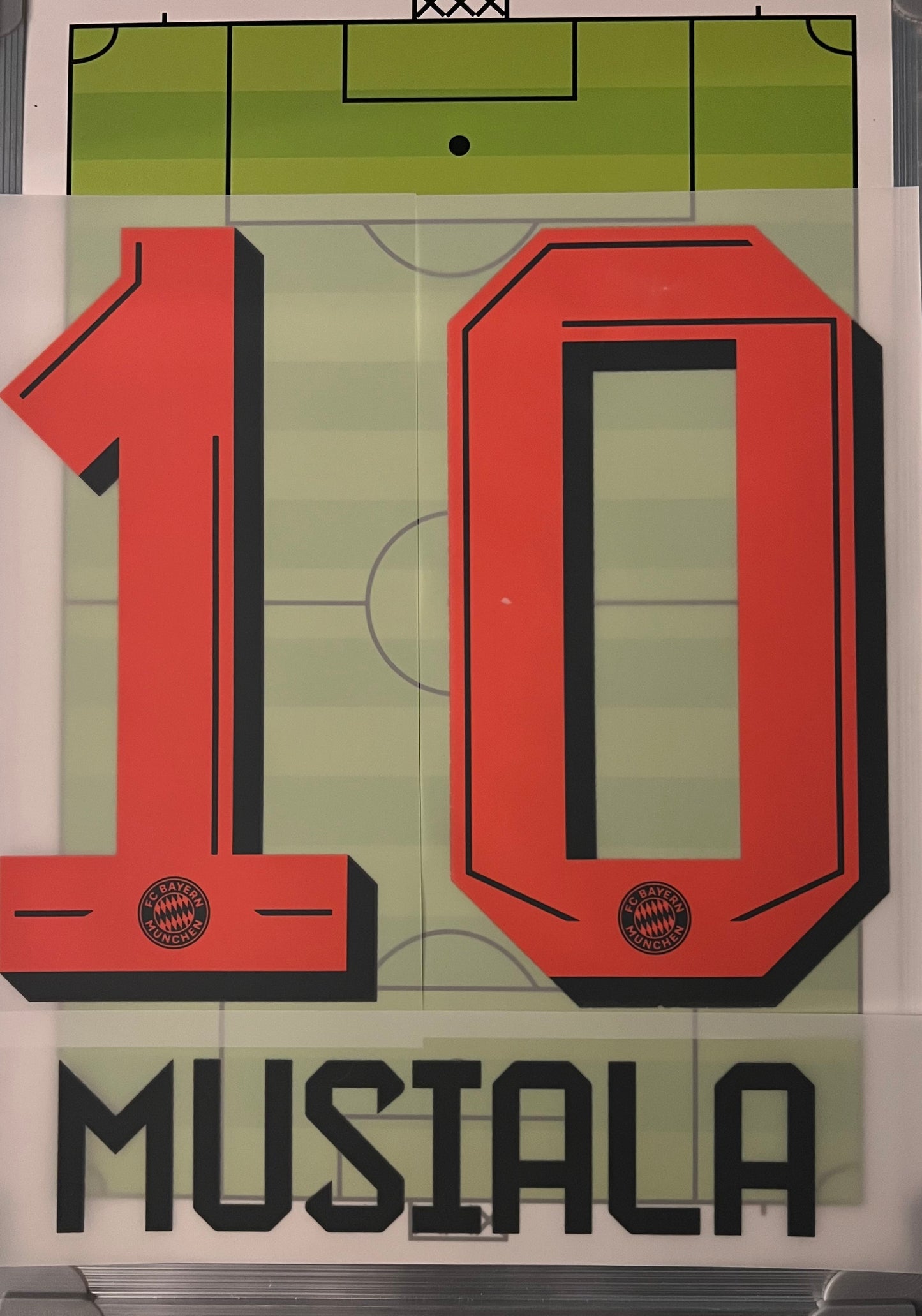 Flocage  Officiel  MUSIALA  #10 Extérieur Away Ligue  2025 2026 Bayern Munich